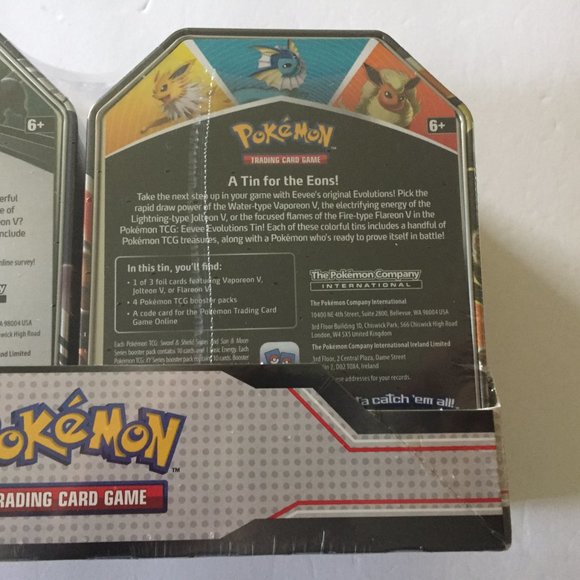 COPY - NEW Pokemon Jolteon and Espeon V Tins - 82 Cards - Picture 6 of 7